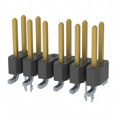 TSM-106-01-L-DV-LC-008 by Samtec Inc. - CONNECTOR HEADER SMD 12POS 2.54MM