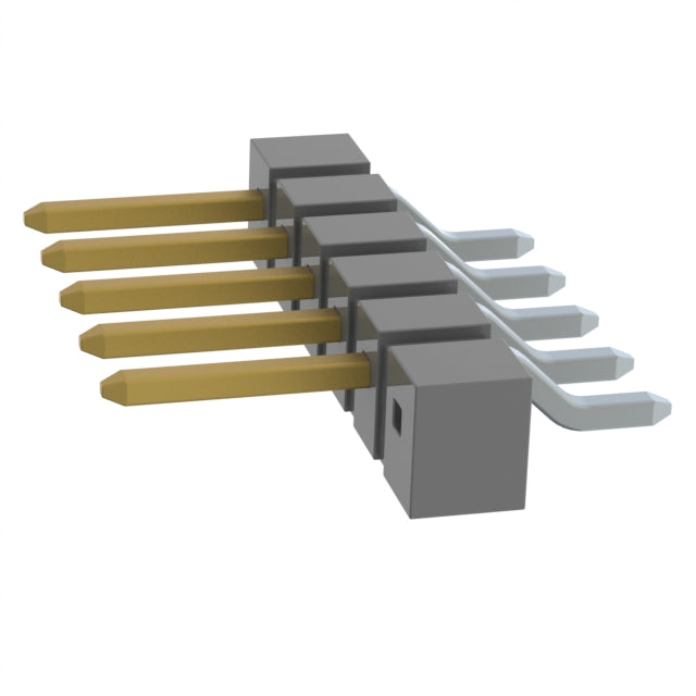 TSM-106-01-S-SH-001 by Samtec Inc. - CONNECTOR HEADER SMD R/A 6POS 2.54MM