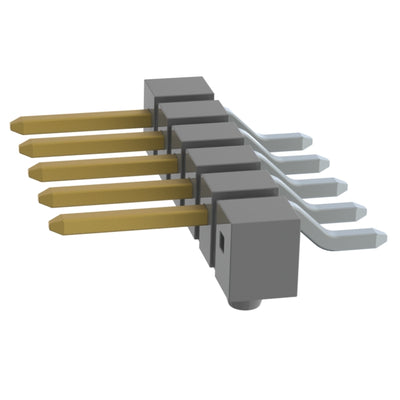 TSM-106-01-L-SH-A-001-K by Samtec Inc. - CONNECTOR HEADER SMD R/A 6POS 2.54MM