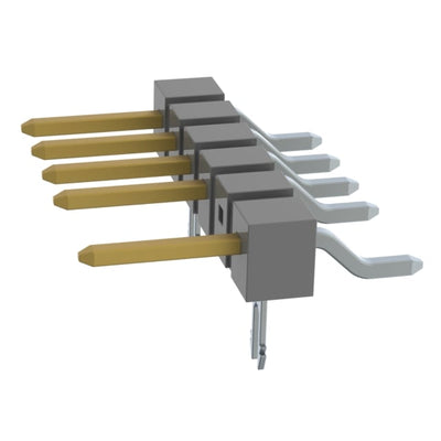 TSM-106-01-FM-SH-LC-002 by Samtec Inc. - CONNECTOR HEADER SMD R/A 6POS 2.54MM
