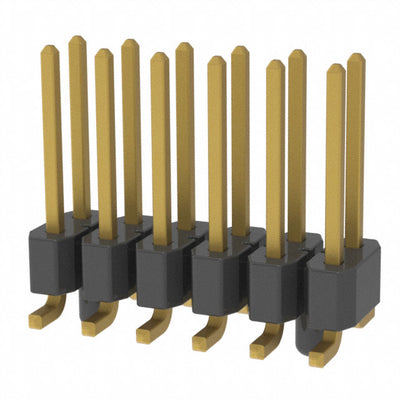 TSM-106-02-G-DV-A by Samtec Inc. - CONNECTOR HEADER SMD 12POS 2.54MM