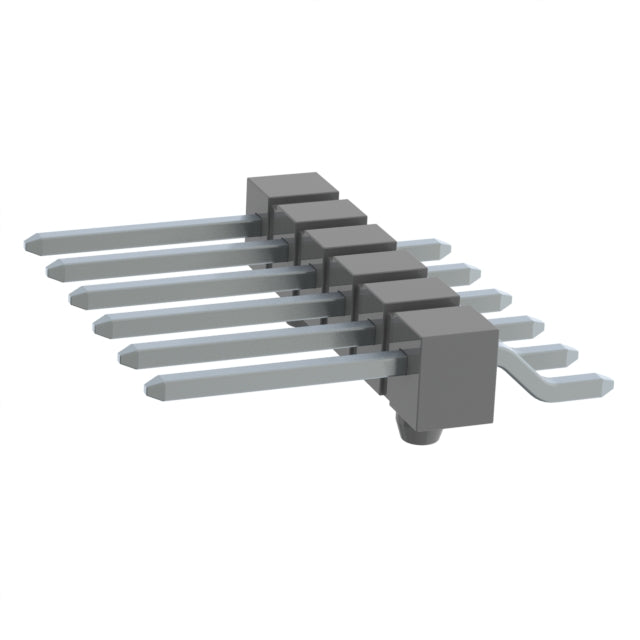 TSM-106-02-T-SH-A by Samtec Inc. - CONNECTOR HEADER SMD R/A 6POS 2.54MM