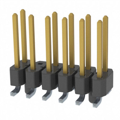 TSM-106-02-L-DV-A-010-P-TR by Samtec Inc. - CONNECTOR HEADER SMD 12POS 2.54MM