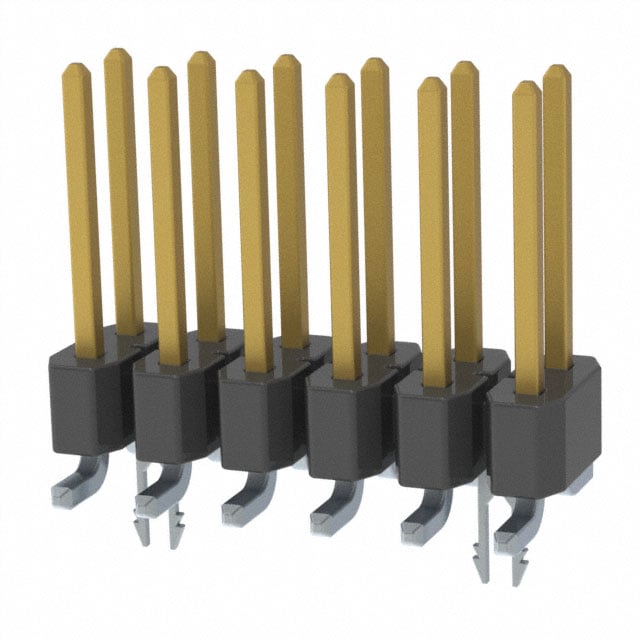 TSM-106-02-S-DV-LC-TR by Samtec Inc. - CONNECTOR HEADER SMD 12POS 2.54MM