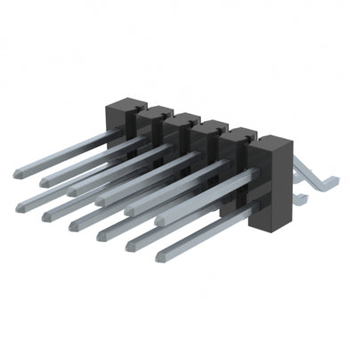 TSM-106-03-T-DH by Samtec Inc. - CONNECTOR HEADER SMD R/A 12POS 2.54MM