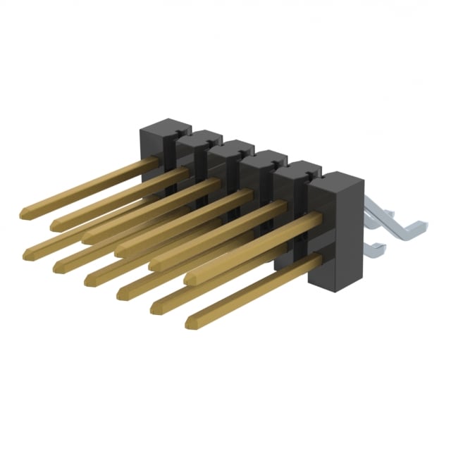 TSM-106-03-L-DH-K by Samtec Inc. - CONNECTOR HEADER SMD R/A 12POS 2.54MM