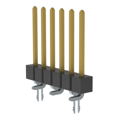 TSM-106-03-L-SV-LC by Samtec Inc. - CONNECTOR HEADER SMD 6POS 2.54MM