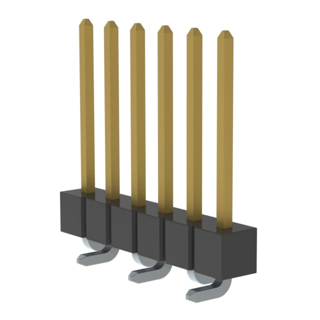 TSM-106-03-L-SV-P by Samtec Inc. - CONNECTOR HEADER SMD 6POS 2.54MM