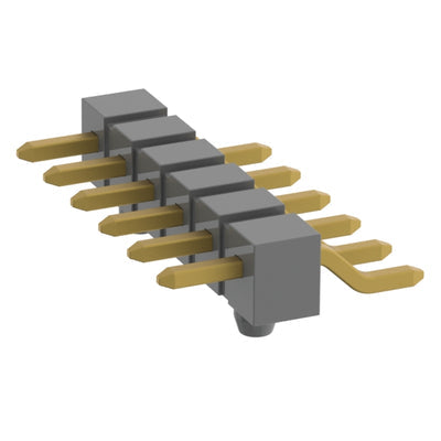 TSM-106-04-G-SH-A-K-TR by Samtec Inc. - CONNECTOR HEADER SMD R/A 6POS 2.54MM