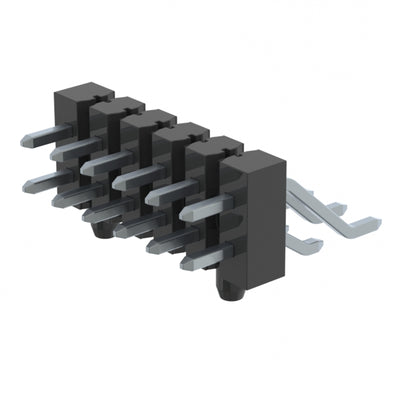 TSM-106-04-TM-DH-A-K by Samtec Inc. - CONNECTOR HEADER SMD R/A 12POS 2.54MM