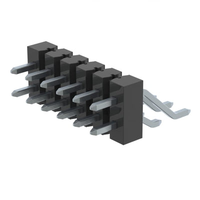TSM-106-04-T-DH by Samtec Inc. - CONNECTOR HEADER SMD R/A 12POS 2.54MM