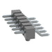 TSM-106-04-TM-SH-A by Samtec Inc. - CONNECTOR HEADER SMD R/A 6POS 2.54MM