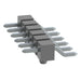 TSM-106-04-T-SH-A by Samtec Inc. - CONNECTOR HEADER SMD R/A 6POS 2.54MM