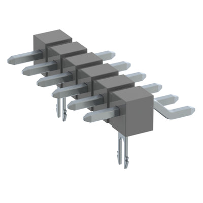 TSM-106-04-T-SH-LC-K by Samtec Inc. - CONNECTOR HEADER SMD R/A 6POS 2.54MM