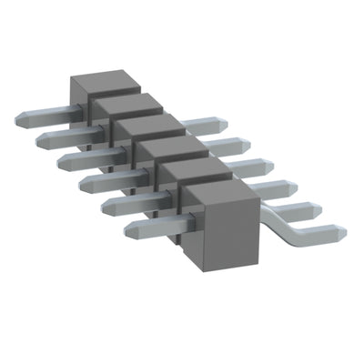 TSM-106-04-T-SH-K by Samtec Inc. - CONNECTOR HEADER SMD R/A 6POS 2.54MM