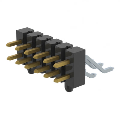 TSM-106-04-L-DH-A by Samtec Inc. - CONNECTOR HEADER SMD R/A 12POS 2.54MM
