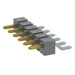 TSM-106-04-F-SH by Samtec Inc. - CONNECTOR HEADER SMD R/A 6POS 2.54MM