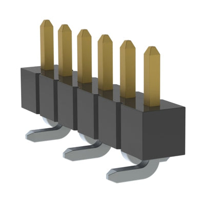TSM-106-04-F-SV by Samtec Inc. - CONNECTOR HEADER SMD 6POS 2.54MM