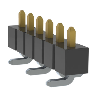 TSM-106-05-S-SV-P by Samtec Inc. - CONNECTOR HEADER SMD 6POS 2.54MM