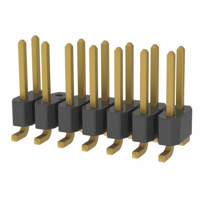 TSM-107-01-G-DV-012-P-TR by Samtec Inc. - CONNECTOR HEADER SMD 14POS 2.54MM