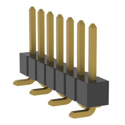 TSM-107-01-G-SV-TR by Samtec Inc. - CONNECTOR HEADER SMD 7POS 2.54MM