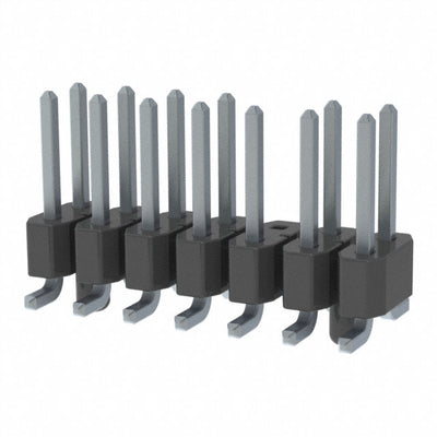 TSM-107-01-T-DV-A-006-P by Samtec Inc. - CONNECTOR HEADER SMD 14POS 2.54MM