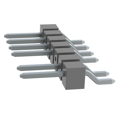 TSM-107-01-T-SH-003-P by Samtec Inc. - CONNECTOR HEADER SMD R/A 7POS 2.54MM