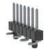 TSM-107-01-T-SV-A by Samtec Inc. - CONNECTOR HEADER SMD 7POS 2.54MM