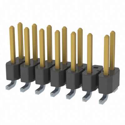 TSM-107-01-L-DV-004-P-TR by Samtec Inc. - CONNECTOR HEADER SMD 14POS 2.54MM