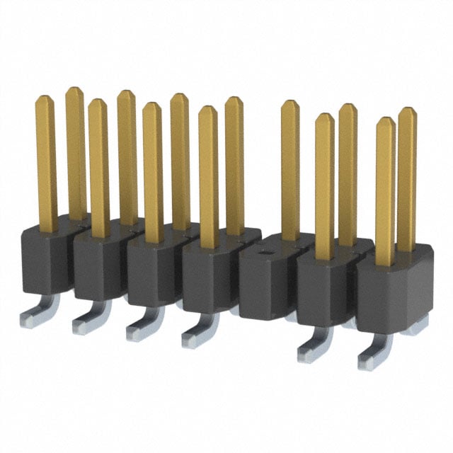 TSM-107-01-S-DV-005-TR by Samtec Inc. - CONNECTOR HEADER SMD 14POS 2.54MM