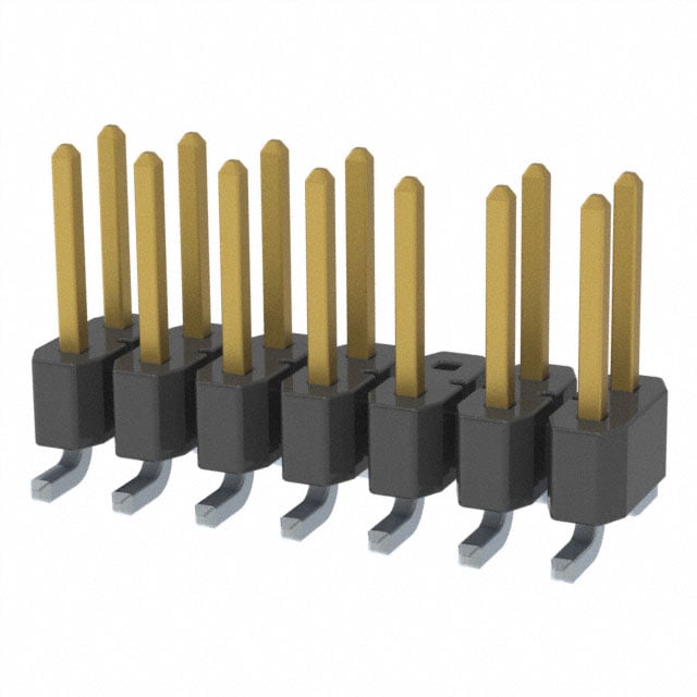 TSM-107-01-LM-DV-006-P-TR by Samtec Inc. - CONNECTOR HEADER SMD 14POS 2.54MM