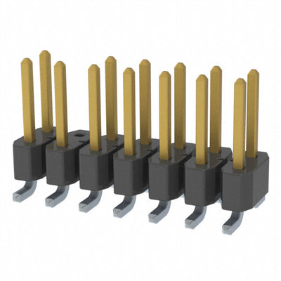 TSM-107-01-S-DV-012-TR by Samtec Inc. - CONNECTOR HEADER SMD 14POS 2.54MM