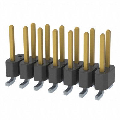 TSM-107-01-S-DV-014 by Samtec Inc. - CONNECTOR HEADER SMD 14POS 2.54MM