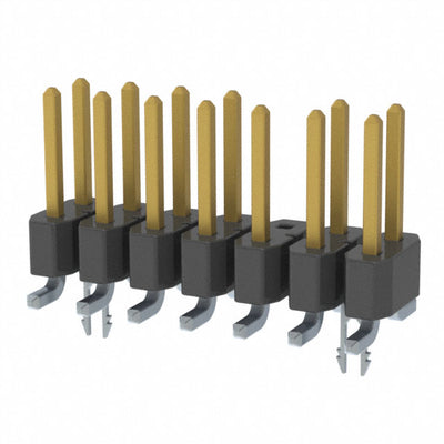 TSM-107-01-L-DV-LC-006-P-TR by Samtec Inc. - CONNECTOR HEADER SMD 14POS 2.54MM