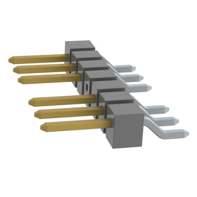 TSM-107-01-F-SH-004-K-TR by Samtec Inc. - CONNECTOR HEADER SMD R/A 7POS 2.54MM