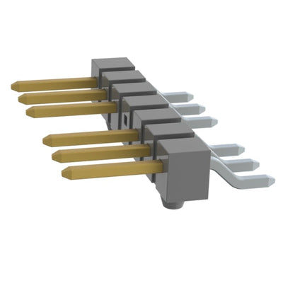 TSM-107-01-F-SH-A-004-P-TR by Samtec Inc. - CONNECTOR HEADER SMD R/A 7POS 2.54MM