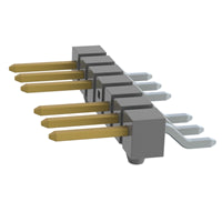TSM-107-01-F-SH-A-004 by Samtec Inc. - CONNECTOR HEADER SMD R/A 7POS 2.54MM