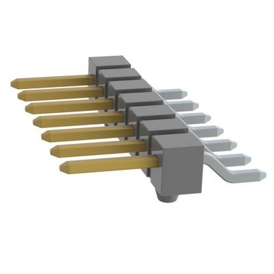 TSM-107-01-S-SH-A-TR by Samtec Inc. - CONNECTOR HEADER SMD R/A 7POS 2.54MM