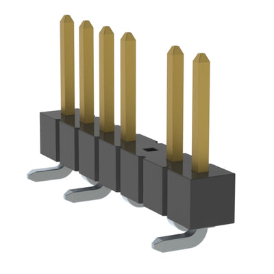 TSM-107-01-L-SV-003-P-TR by Samtec Inc. - CONNECTOR HEADER SMD 7POS 2.54MM
