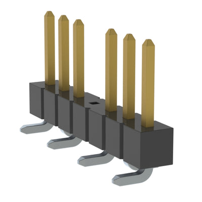 TSM-107-01-L-SV-004 by Samtec Inc. - CONNECTOR HEADER SMD 7POS 2.54MM