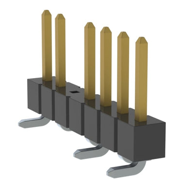 TSM-107-01-L-SV-005 by Samtec Inc. - CONNECTOR HEADER SMD 7POS 2.54MM