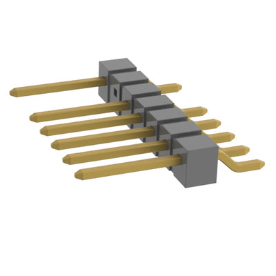 TSM-107-02-G-SH-006 by Samtec Inc. - CONNECTOR HEADER SMD R/A 7POS 2.54MM