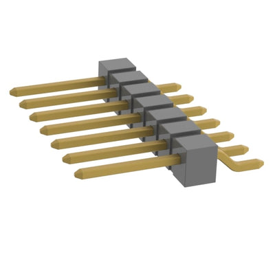 TSM-107-02-H-SH-K-TR by Samtec Inc. - CONNECTOR HEADER SMD R/A 7POS 2.54MM