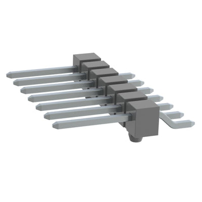 TSM-107-02-TM-SH-A by Samtec Inc. - CONNECTOR HEADER SMD R/A 7POS 2.54MM
