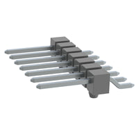 TSM-107-02-T-SH-A by Samtec Inc. - CONNECTOR HEADER SMD R/A 7POS 2.54MM