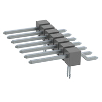 TSM-107-02-T-SH-LC by Samtec Inc. - CONNECTOR HEADER SMD R/A 7POS 2.54MM