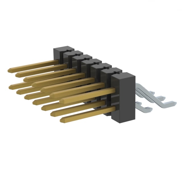 TSM-107-02-LM-DH-TR by Samtec Inc. - CONNECTOR HEADER SMD R/A 14POS 2.54MM