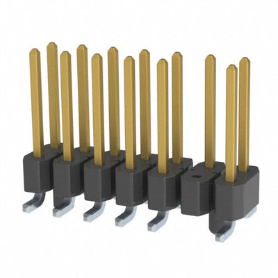 TSM-107-02-L-DV-A-003-P-TR by Samtec Inc. - CONNECTOR HEADER SMD 14POS 2.54MM