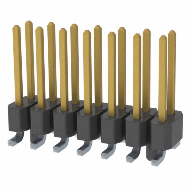 TSM-107-02-F-DV-A-P by Samtec Inc. - CONNECTOR HEADER SMD 14POS 2.54MM