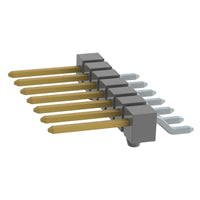 TSM-107-02-L-SH-A-K-TR by Samtec Inc. - CONNECTOR HEADER SMD R/A 7POS 2.54MM